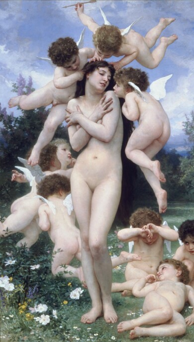 William-Adolphe-Bouguereau-Le-printemps