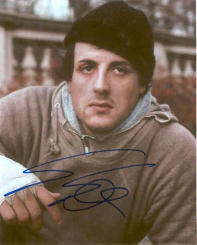 SYLVESTER-STALLONE-Autograph