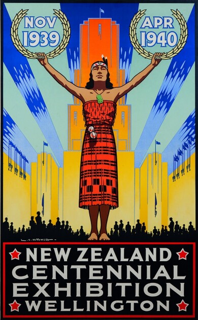 Centennial-font-b-Exhibition-b-font-Wellington-New-Zealand-NZ-Vintage-Retro-Decorative-Frame-font-b