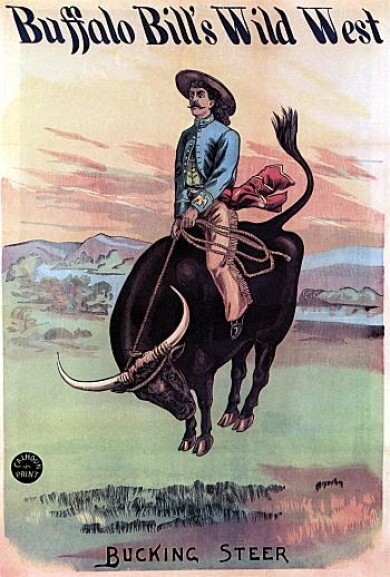 Vintage_Circus_Posters_Buffalo_Bills_Wild_West_Bucking_Steer
