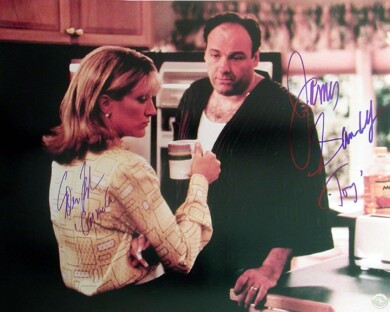 JAMES-GANDOLFINI-and-EDIE-FALCO-Autograph