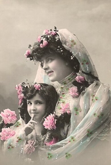 victorian-fashion-1909mom-daug-fleurs