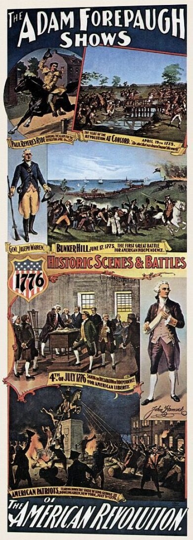 Vintage_Circus_Posters_1776_Historic_Scenes__Battles_Of_The_American_Revolution