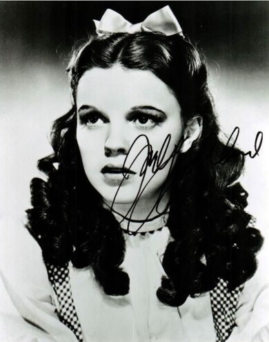 JUDY-GARLAND-Autograph