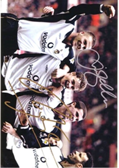 FOOTBALL-DAVID-BECKAM-ROY-KEANE-Autograph