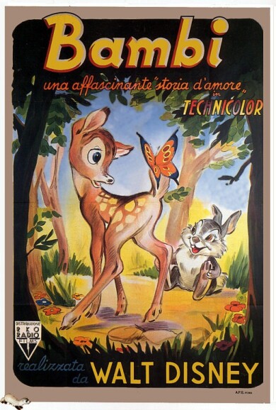 bambi-italian-release-1946-movie-poster