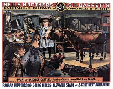 Vintage_Circus_Posters_Sells_Brothers_-_S.H._Barrett_-_Midget_Cattle_5_Continent_Me