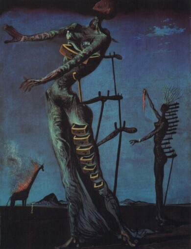 Salvador-Dali-The-Burning-Giraffe