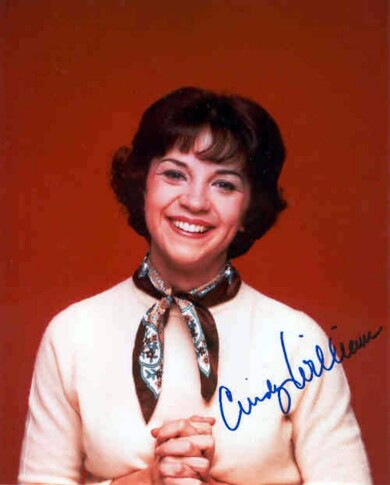 CINDY-WILLIAMS-Autograph