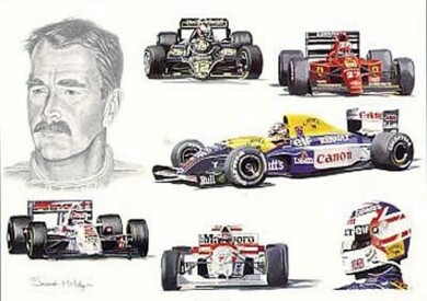 US-NIGEL-MANSELL-Autograph