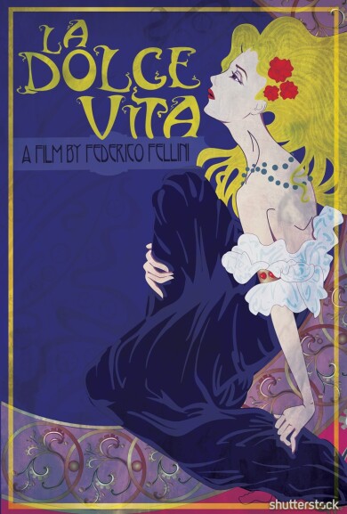 art_nouveau_LaDolcevitaPoster2