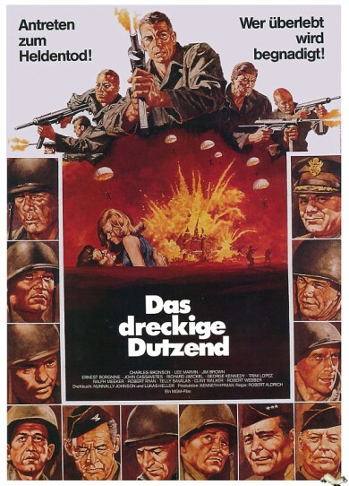 das-dreckige-dutzend-1967-german-movie-poster