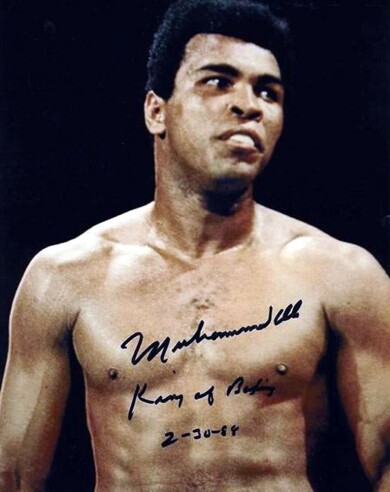 BOXING-MUHAMMED-ALI-Autograph
