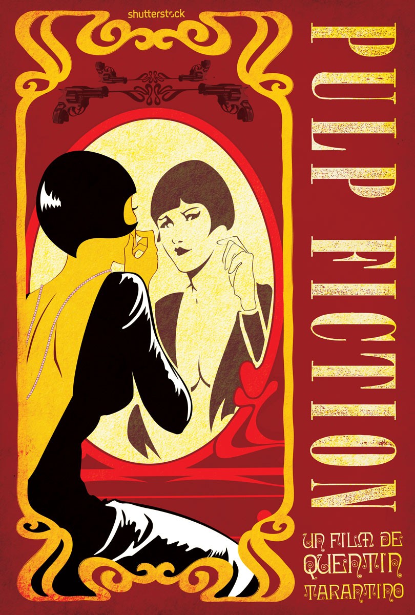 art_nouveau_PulpFictionPoster