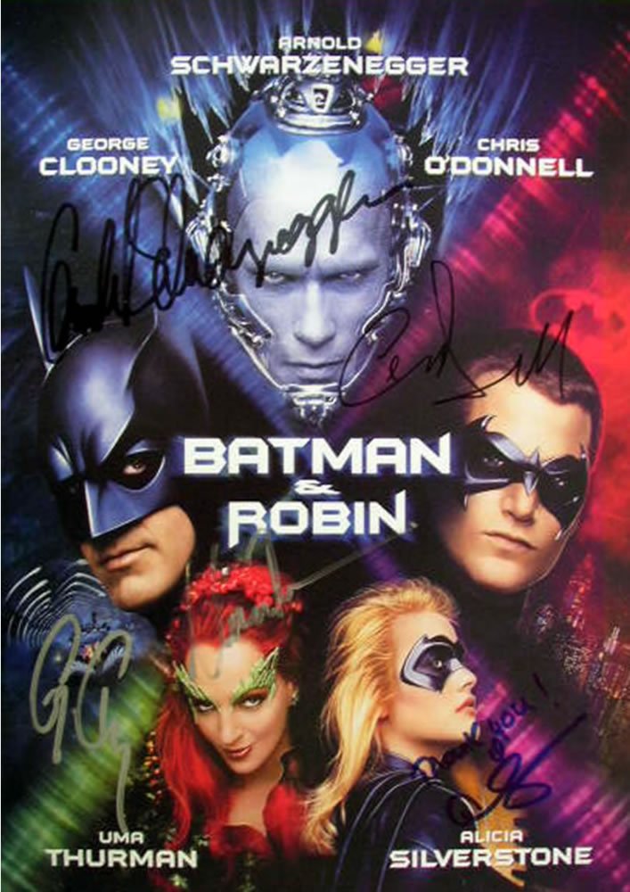 Batman-and-Robin-cast-Autograph