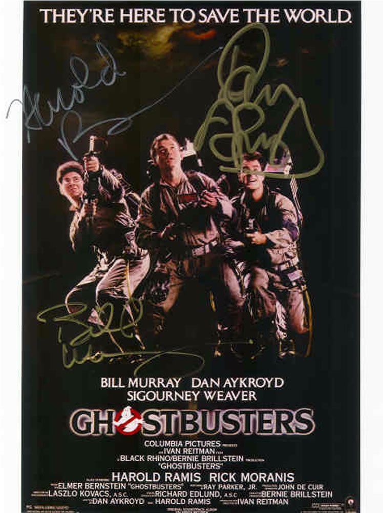 Ghostbusters-Cast-Autograph