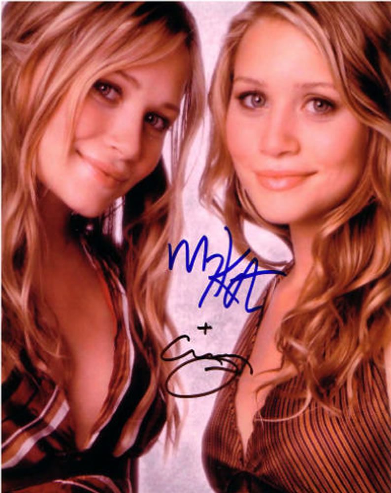 MARY-KATE-AND-ASHLEY-OLSEN-Autograph