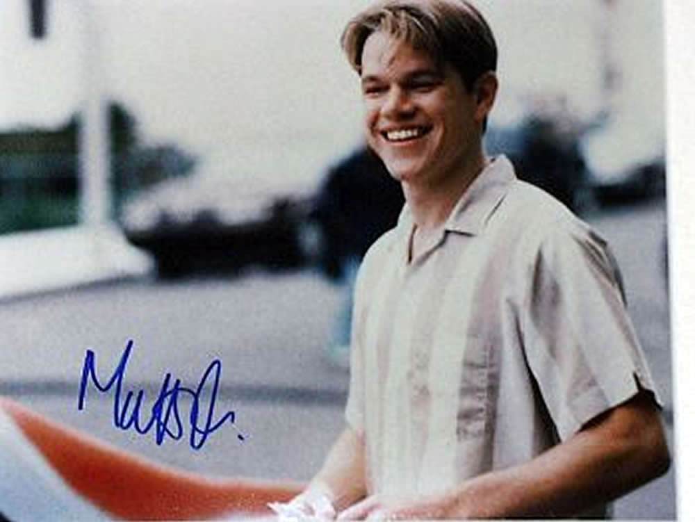 MATT-DAMON-V16-Autograph