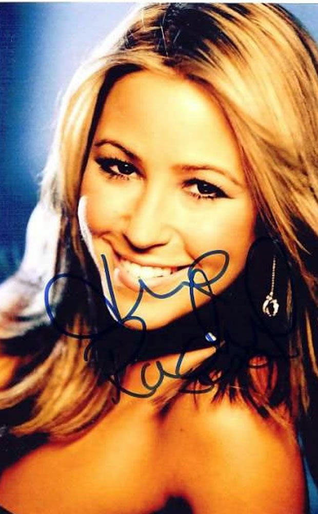 RACHEL-STEVENS-Autograph
