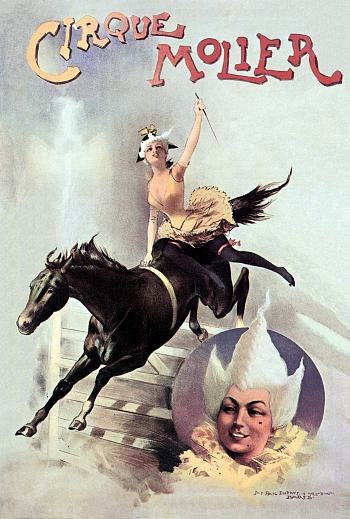 Vintage_Circus_Posters_Cirque_Molier_Woman_On_Horseback_Jumping