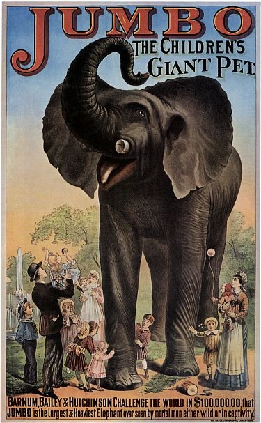 Vintage_Circus_Posters_Jumbo_The_Giant_Elephant