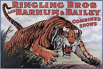 Vintage_Circus_Posters_Ringling_Bros_Barnum_Bailey_Tiger_In_The_Bush