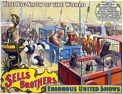 Vintage_Circus_Posters_Sells_Brothers_enormous_united_shows