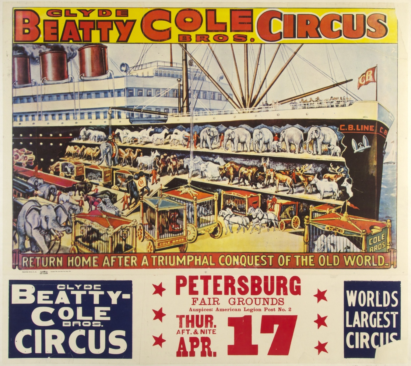 Vintage_Circus_Posters_USLB5152_clyde-beatty-cole-bros-circus_poster-museum