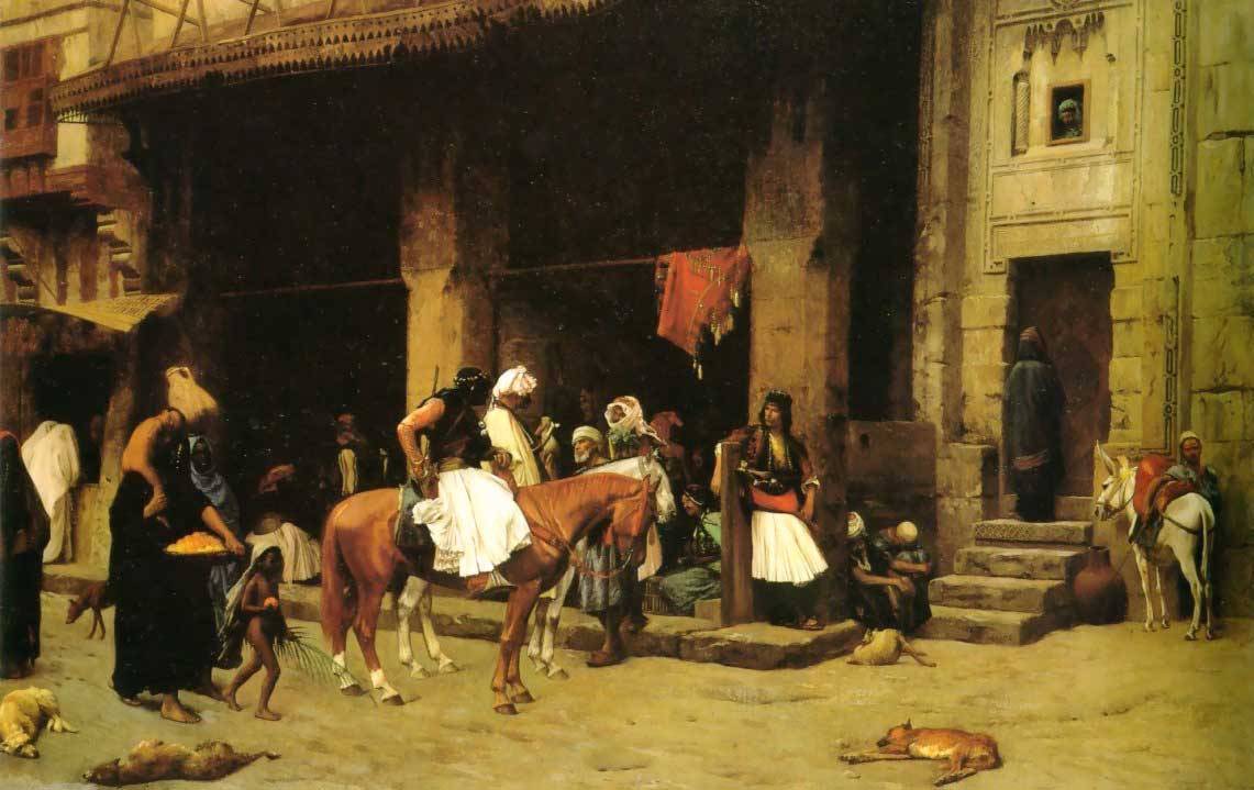 A_Street_Scene_in_Cairo-large