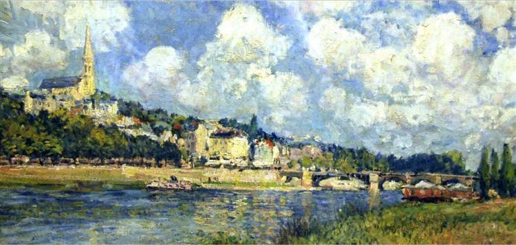 Alfred-Sisley-the-river-at-saint-cloud