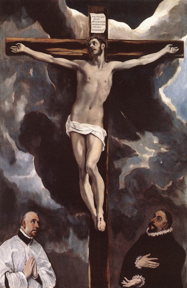 El_Greco_Christ_on_the_Cross_Adored_by_Donors_1585_90