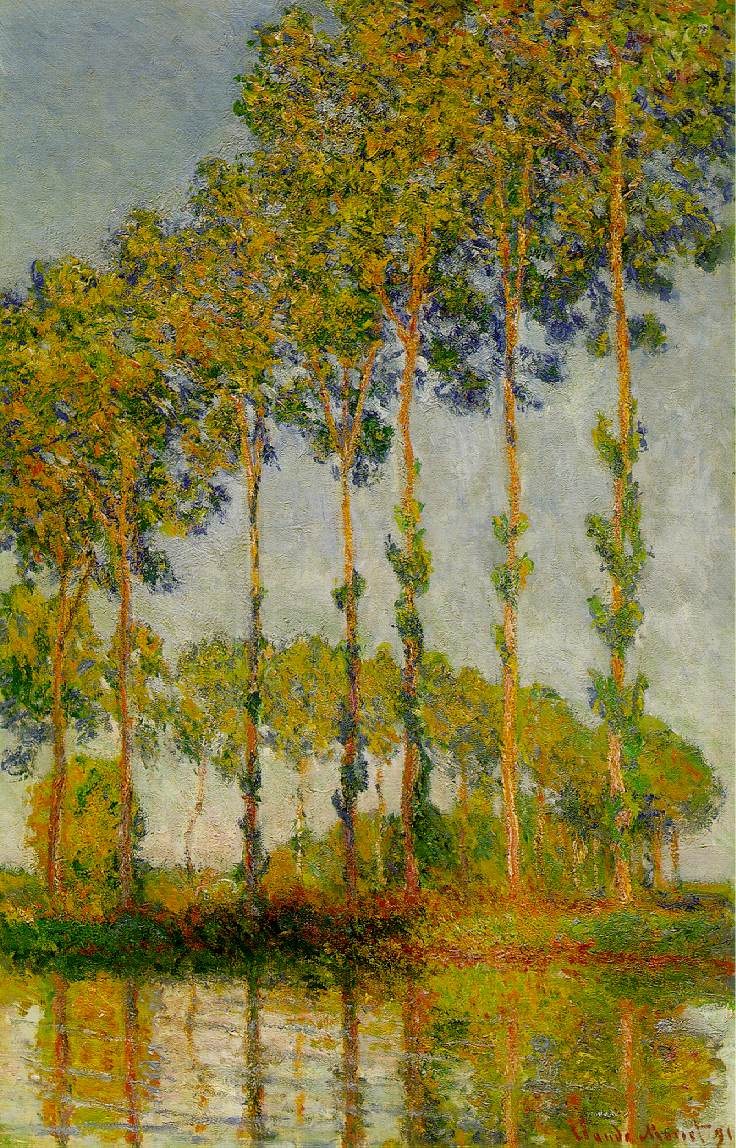 MONET-Claude-1891-Poplars-along-the-River-Epte-Autumn