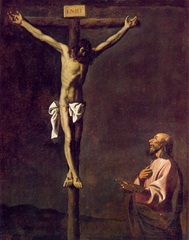 Saint_Luke_as_a_Painter_before_Christ_on_the_Cross_WGA
