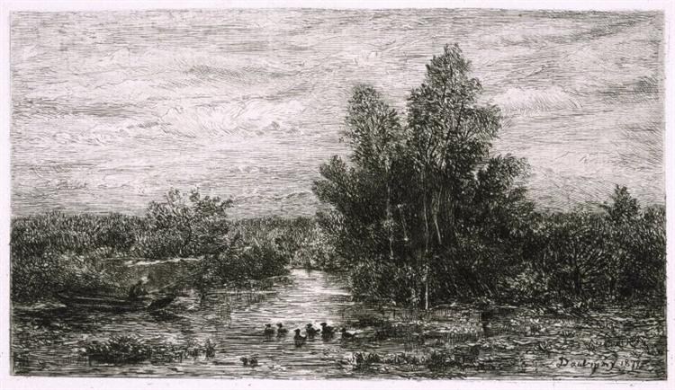 fisherman-on-river-with-ducks