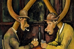 Die Kartenspieler nach Paul Cezanne