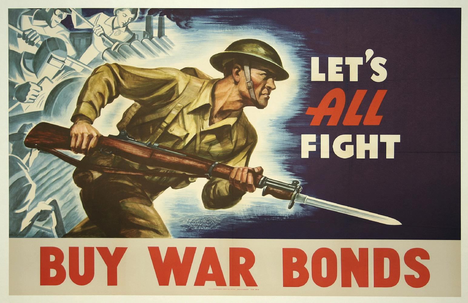 lets-all-fight-buy-war-bonds-war-poster